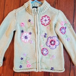Embroidered Toddler Girls Jacket Sz 24 mo